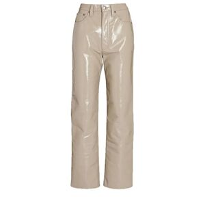 Stylish Tan High-Waisted Pants